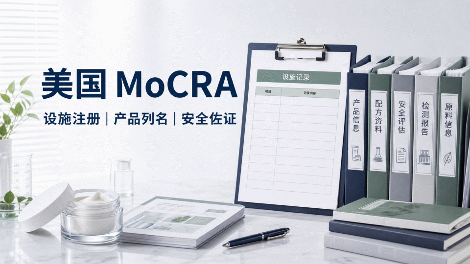 美国 MoCRA 化妆品资料清单：设施注册、产品列名与安全佐证
