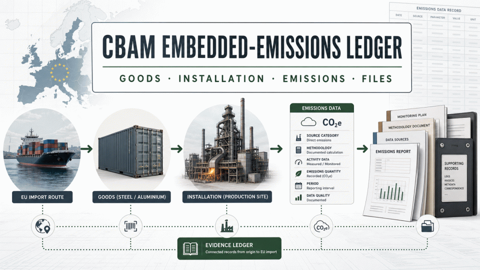 CBAM Embedded-Emissions Records: A Practical Data Ledger for EU Imports
