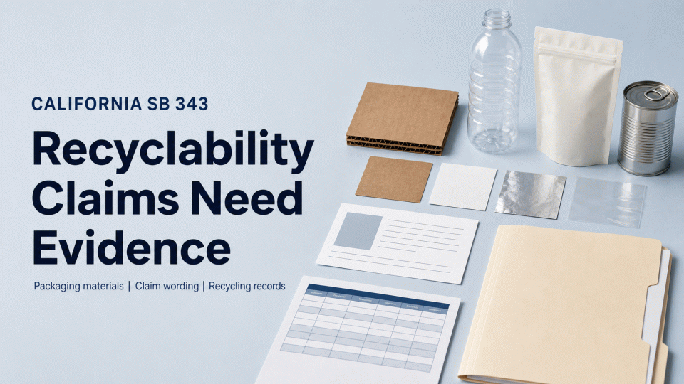 California SB 343: How to Review Evidence for Recyclability Claims