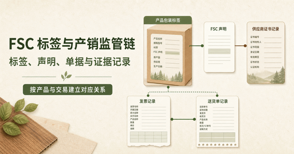 FSC 标签与产销监管链：包装资料列表