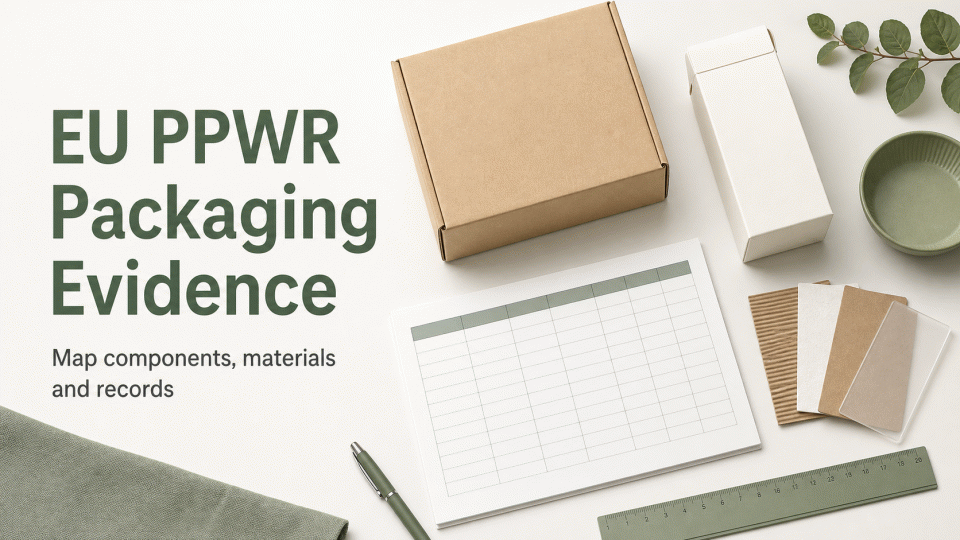 EU PPWR Packaging Regulation: Packaging Evidence Checklist
