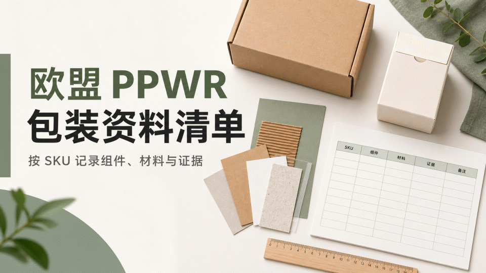 欧盟 PPWR 包装法规：包装资料列表