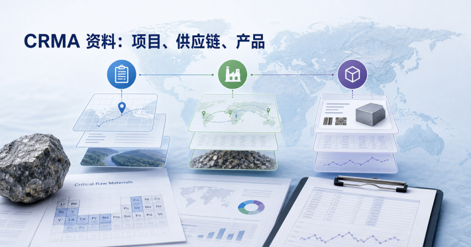 欧盟关键原材料战略项目，能不能直接当成产品合规证明？