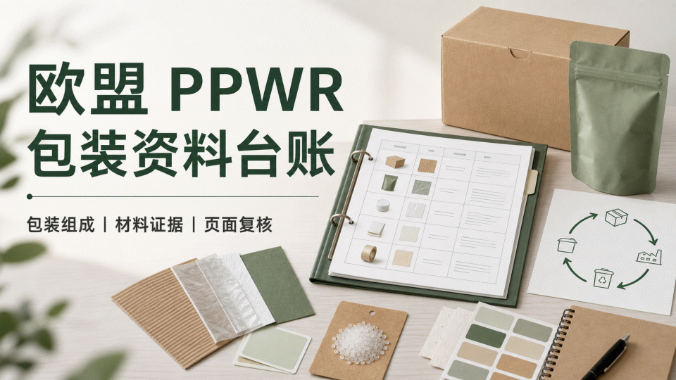 欧盟 PPWR 包装资料台账：先把组成、材料和页面证据对上