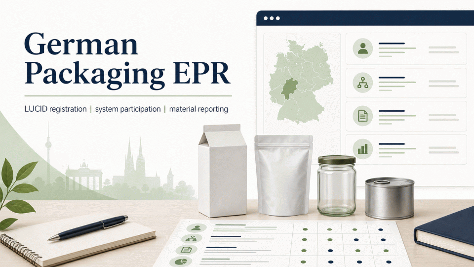 German Packaging EPR: LUCID Registration, System Participation and Evidence Records
