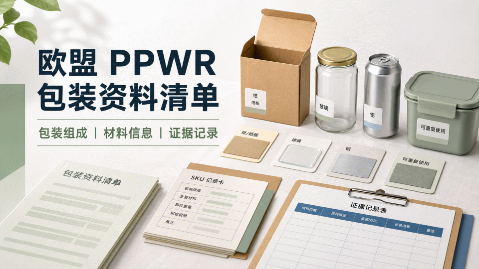 欧盟 PPWR 包装资料清单：先按包装组成建立证据台账