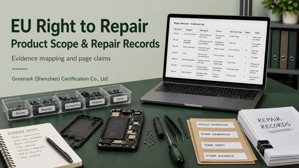 EU Right to Repair: Product Scope, Repair Records, and Page-Claim Review