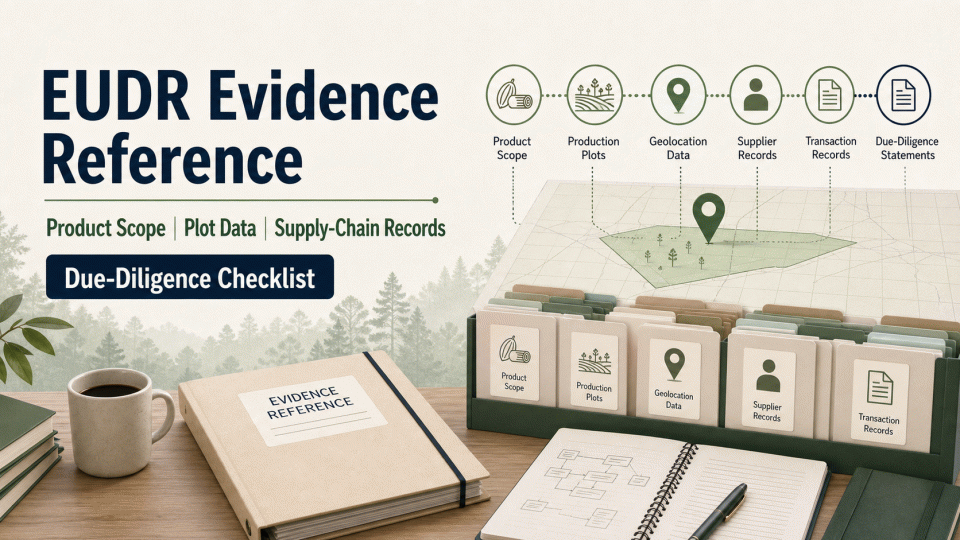 EUDR Evidence Checklist: Product Scope, Geolocation and Due Diligence