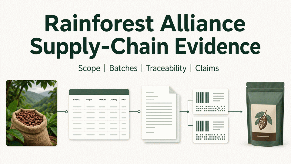 Rainforest Alliance Supply-Chain Evidence: Scope, Traceability, and Product Claims