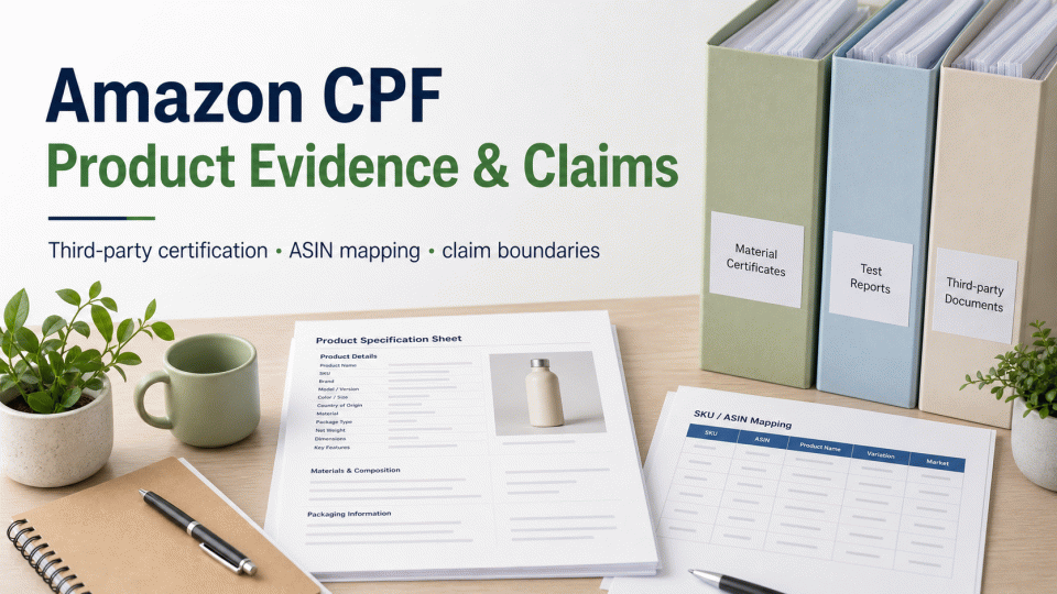 Amazon Climate Pledge Friendly (CPF): Product Evidence and On-Page Claim Boundaries