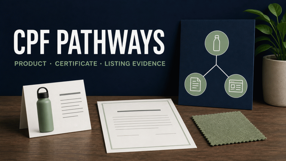 How to Choose an Amazon Climate Pledge Friendly (CPF) Path: Product, Certification and Listing Evidence