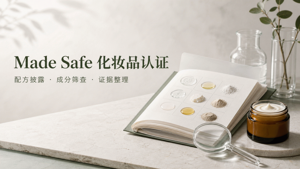 Made Safe 化妆品认证：配方披露、筛查范围与证据整理