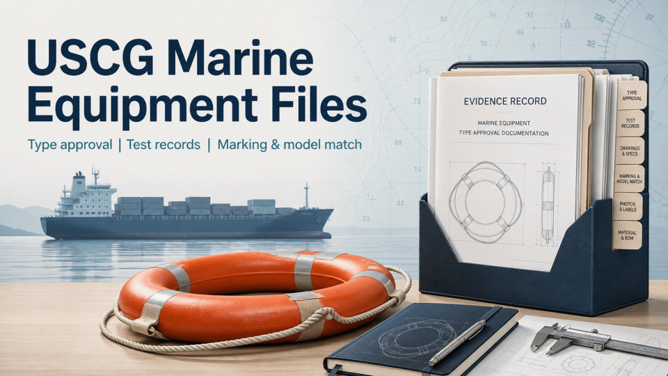 USCG Marine Equipment Files: Type Approval, Test Records, and Model Marking