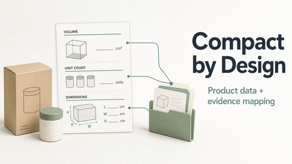 Amazon Compact by Design: Product Data, Eligibility Checks, and Page Wording