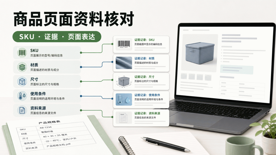 Amazon Rufus 页面资料怎么核对：把产品事实、证据与页面表达对齐