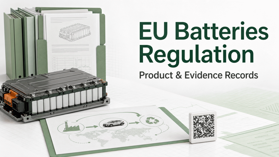 EU Batteries Regulation Evidence Checklist: Scope, Responsibilities and Battery Passports