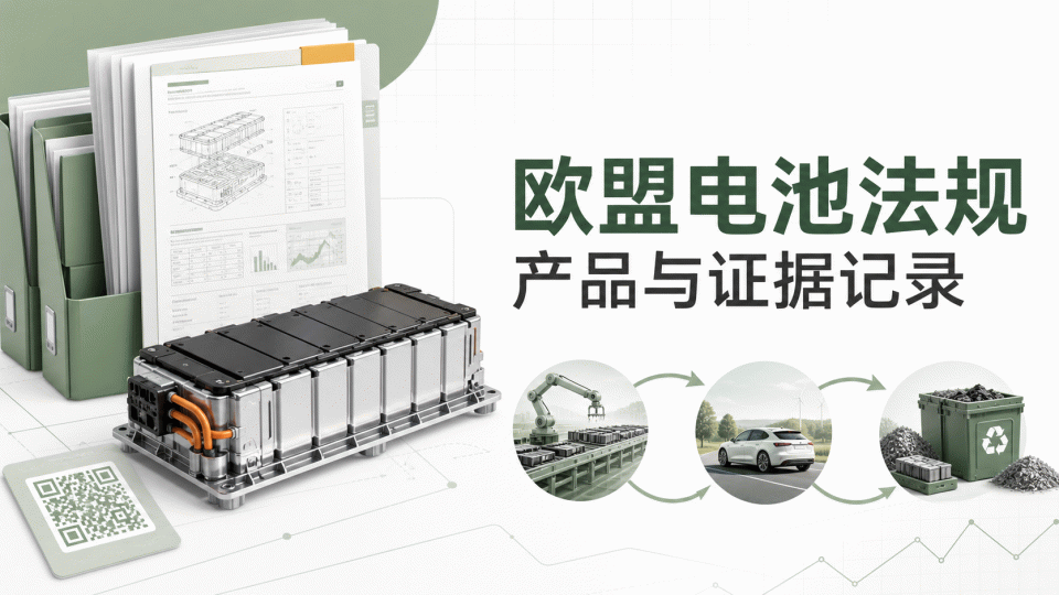 欧盟电池法规资料核对：产品范围、责任主体与电池护照