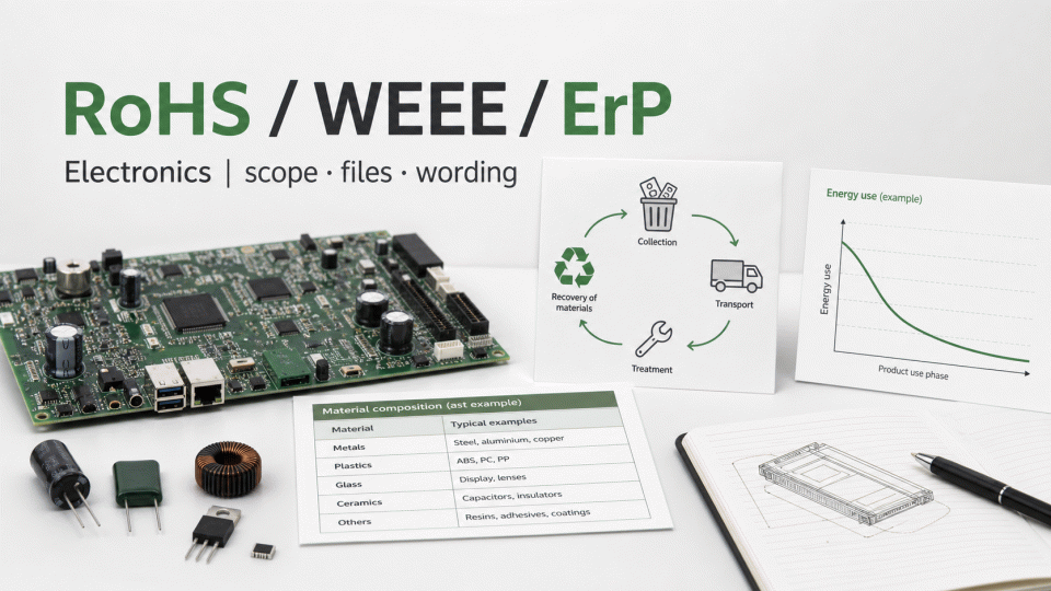 How to Separate RoHS, WEEE and ErP Evidence for EU Electronics