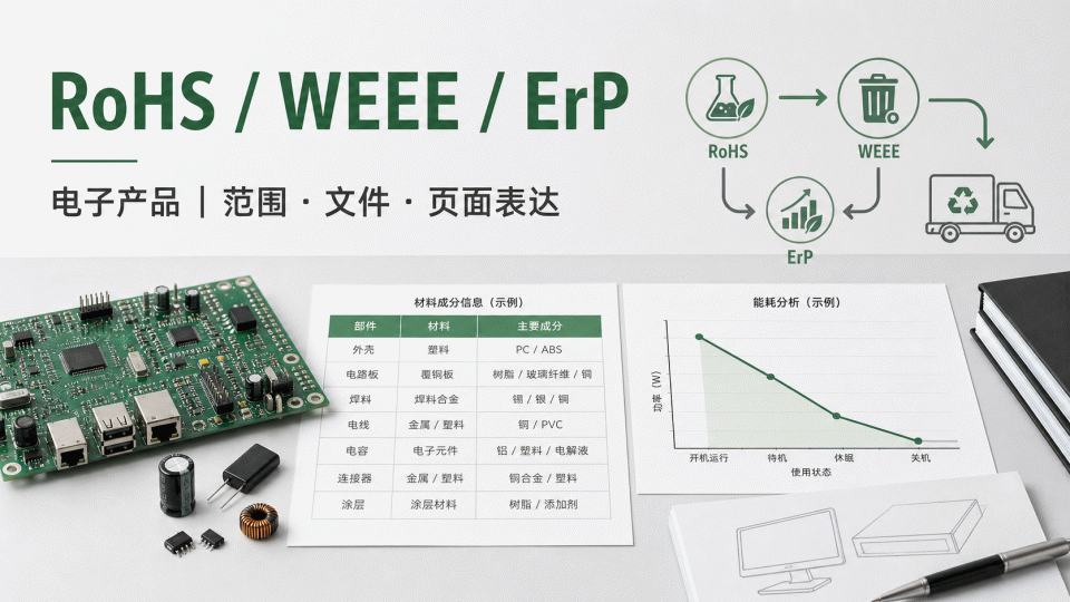 欧盟电子产品资料怎么分开核对：RoHS、WEEE 与 ErP