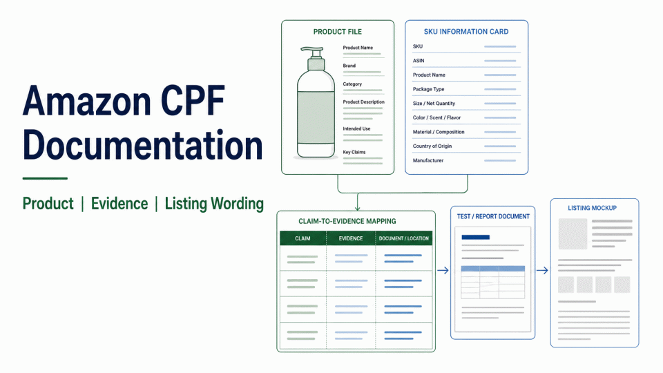 Amazon CPF Documentation: Product, Evidence, and Listing Wording