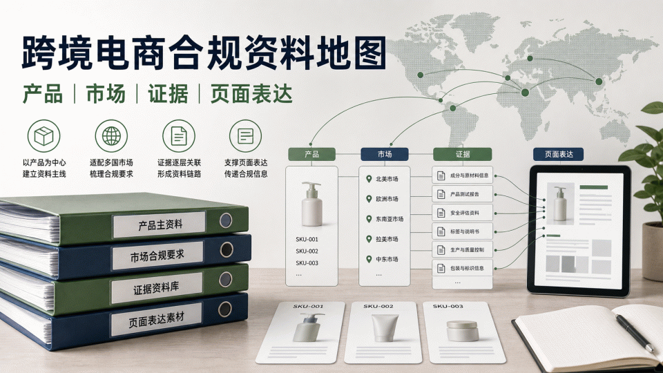 跨境电商合规资料地图：按产品、市场与证据建立核对表