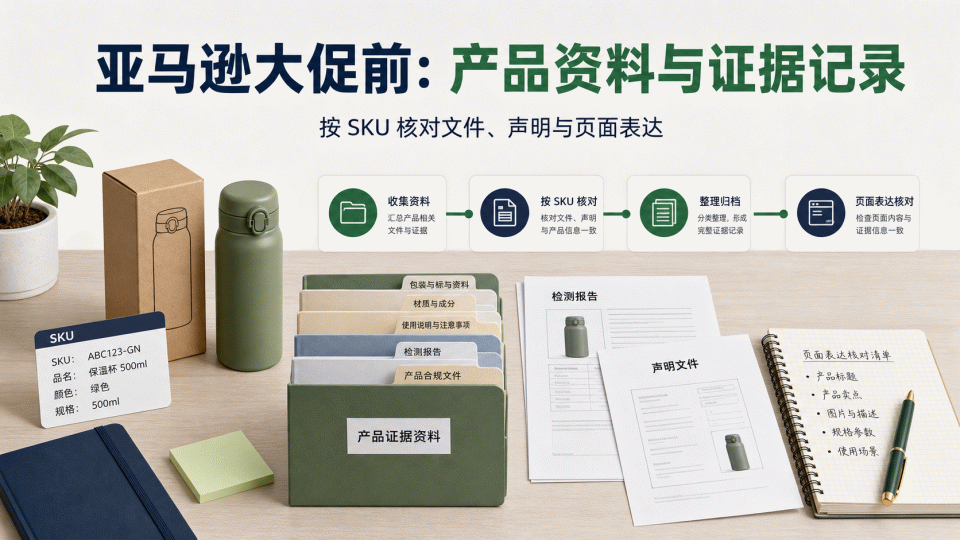 亚马逊大促前：产品资料与证据记录怎么准备