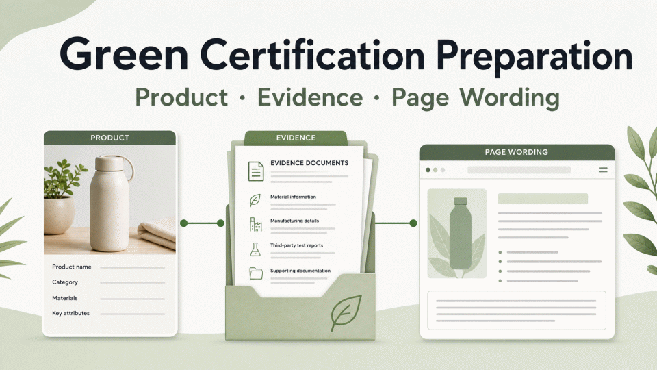 Green Certification Preparation: Product, Evidence, and Page Wording