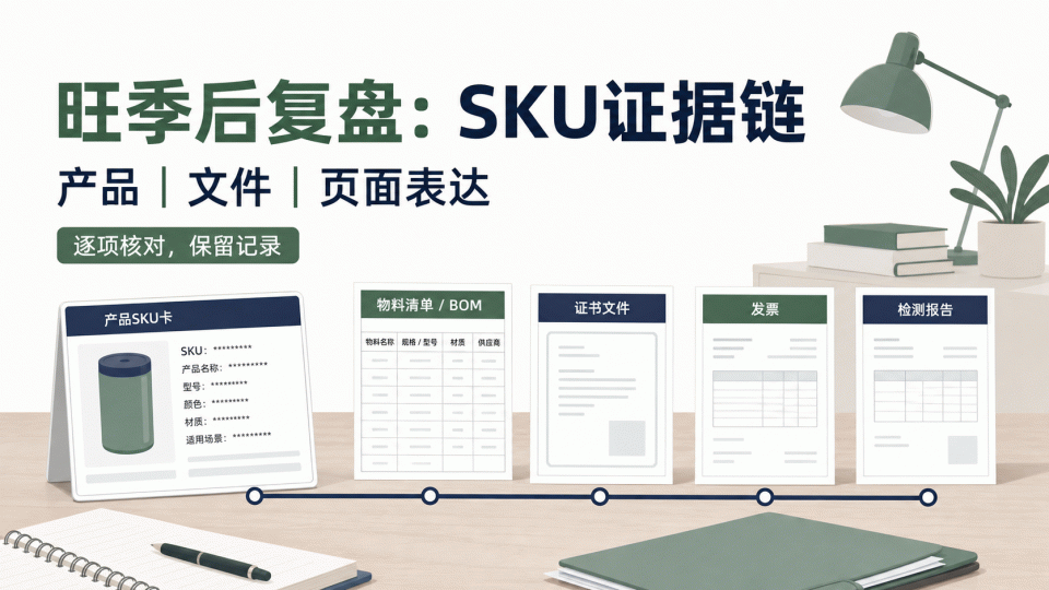 旺季后复盘：按 SKU 建立产品证据链