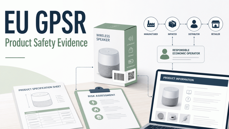 EU GPSR Product Safety Evidence: A Practical Review Framework