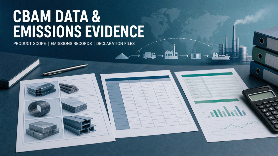CBAM Data Preparation: Product Scope, Emissions Records and Declaration Files