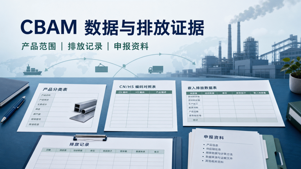CBAM 数据准备怎么核对：产品范围、排放记录与申报资料