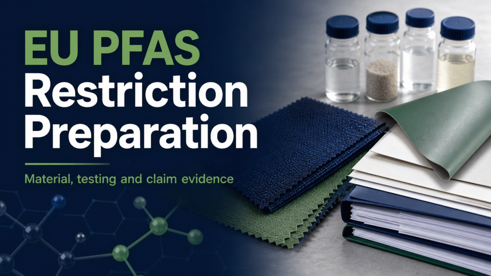 EU PFAS Restriction Preparation: Material, Testing and Claim Evidence