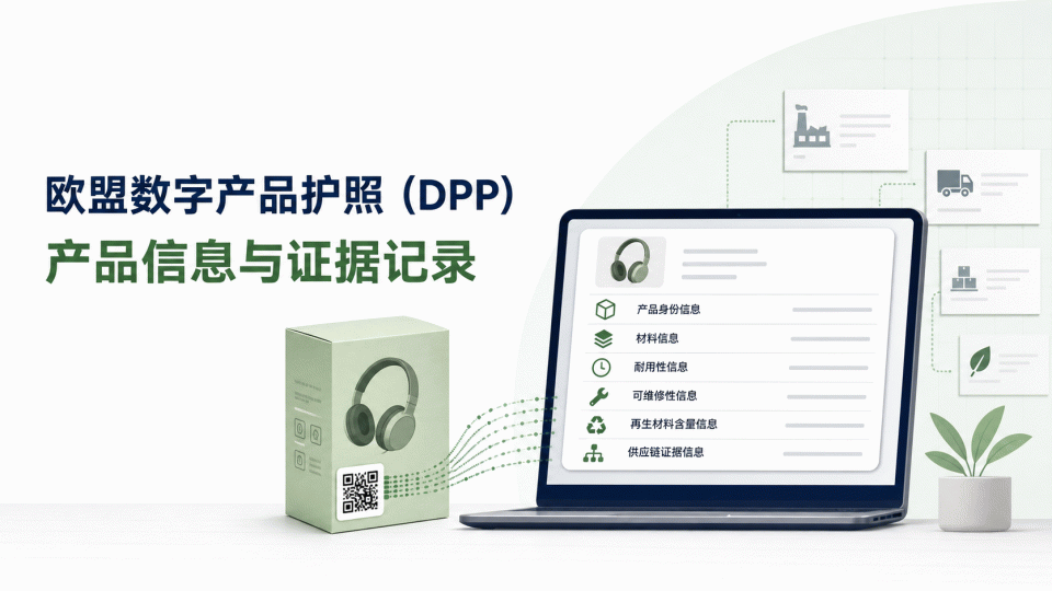 欧盟数字产品护照（DPP）：产品信息与证据记录怎么准备