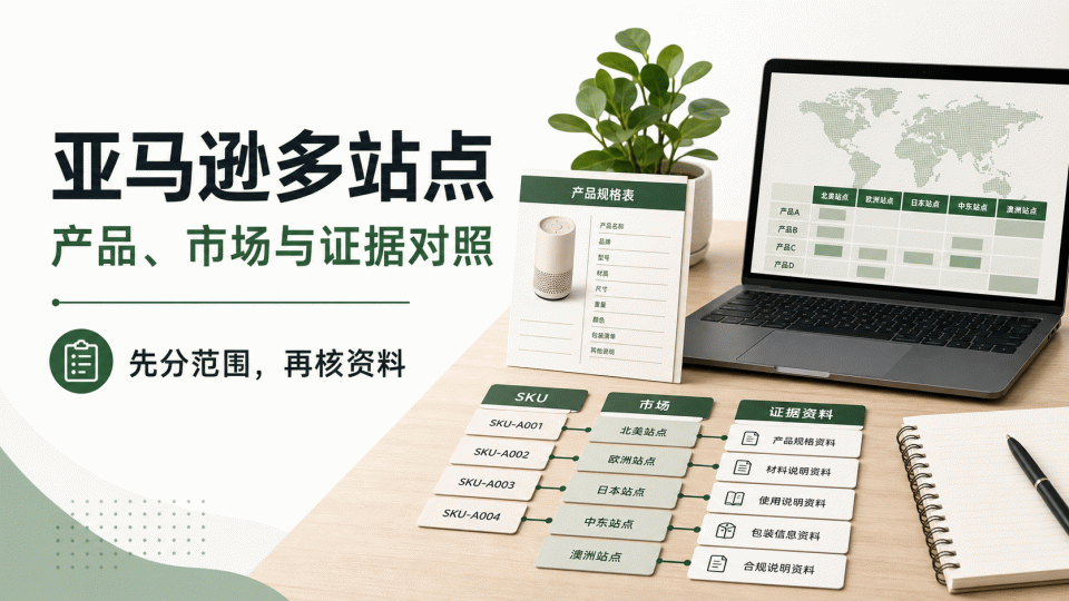 亚马逊多站点合规：产品、市场与证据怎么对照