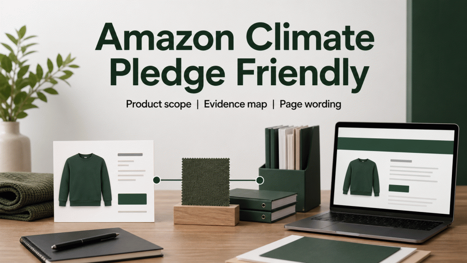 Amazon Climate Pledge Friendly: How to Align Product Scope, Evidence, and Page Wording