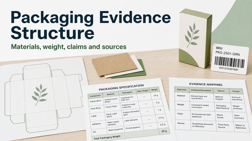 Structuring Packaging Evidence: A Practical Materials Record