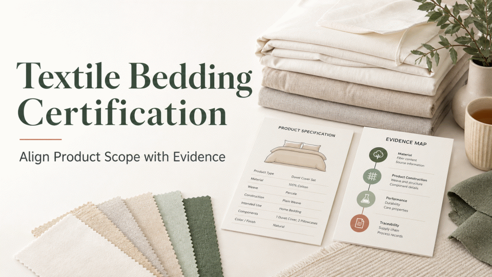 Textile Bedding Certification: Align Product Scope with Evidence