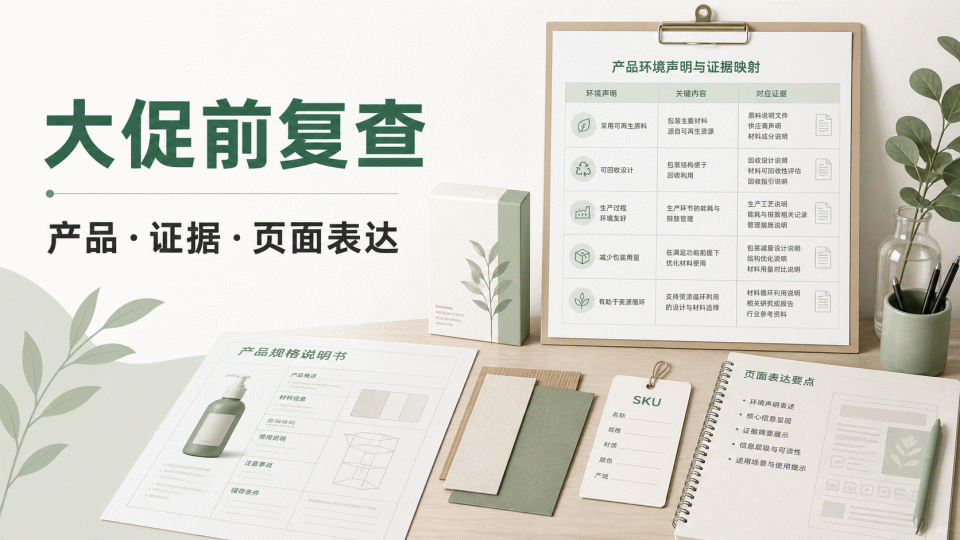 大促前复查：产品、证据与页面表达