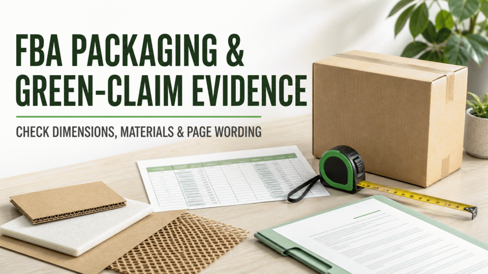 FBA Packaging Efficiency and Green-Claim Evidence: How to Organize the File Set