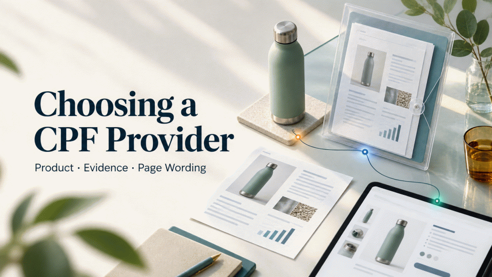 Choosing a CPF Provider: Product, Evidence, and Page Wording