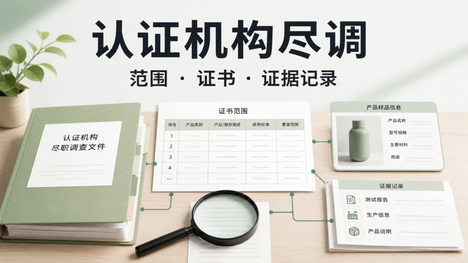 绿标认证机构尽调：先核范围，再核证据