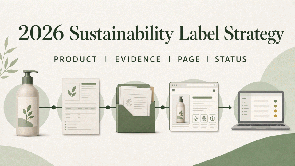 2026 Sustainability Label Strategy: Map the Product, Evidence and Page Copy