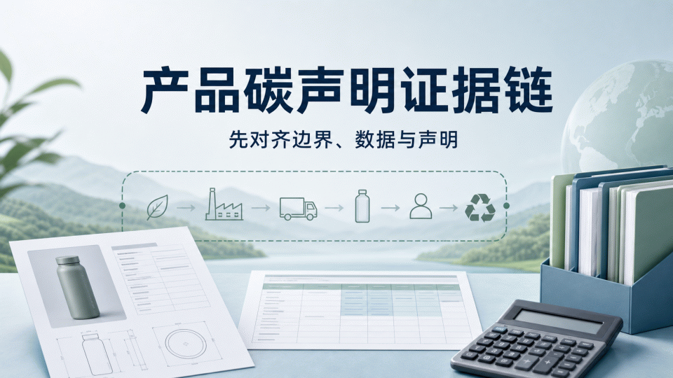 产品碳声明证据链怎么准备：从边界、数据到页面用语