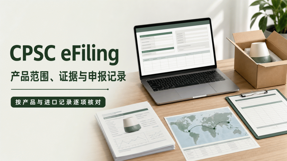 CPSC eFiling资料清单：从产品范围到进口记录逐项核对
