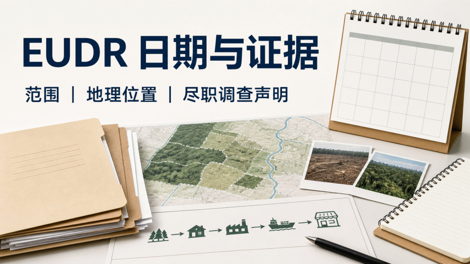EUDR日期与证据怎么核对：适用范围、关键节点与资料清单