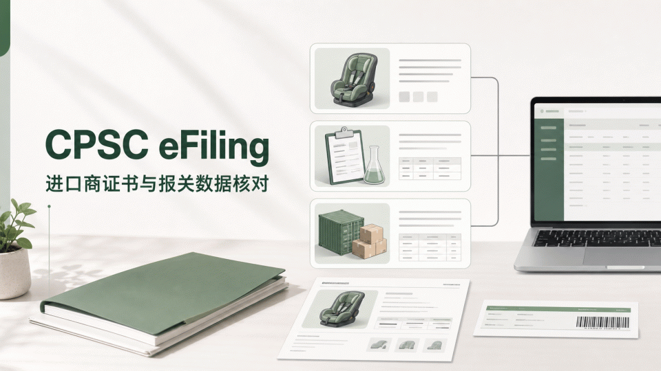 CPSC eFiling资料清单｜进口商先核对证书、测试与报关数据