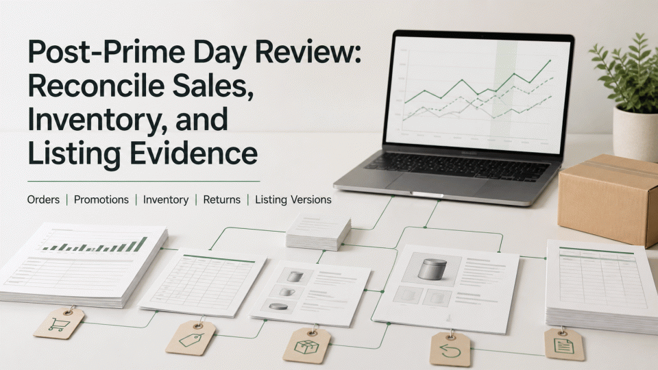 Post-Prime Day Review: Reconcile Sales, Inventory, and Listing Evidence