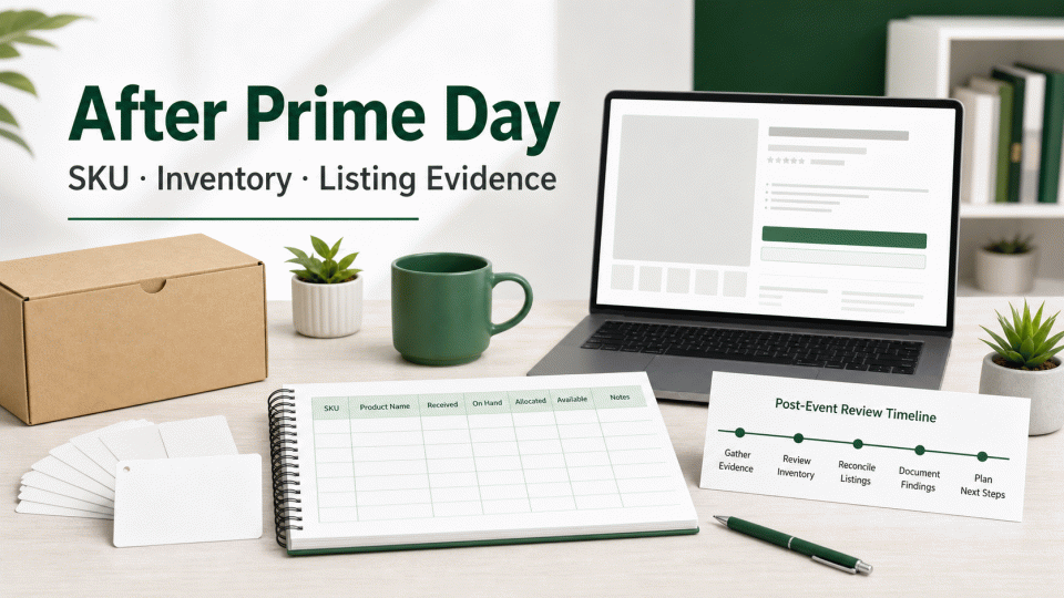 After Prime Day: Reconcile SKU, Inventory, and Listing Evidence