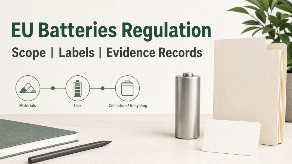 How to Review EU Batteries Regulation Records: Scope, Labels and Evidence