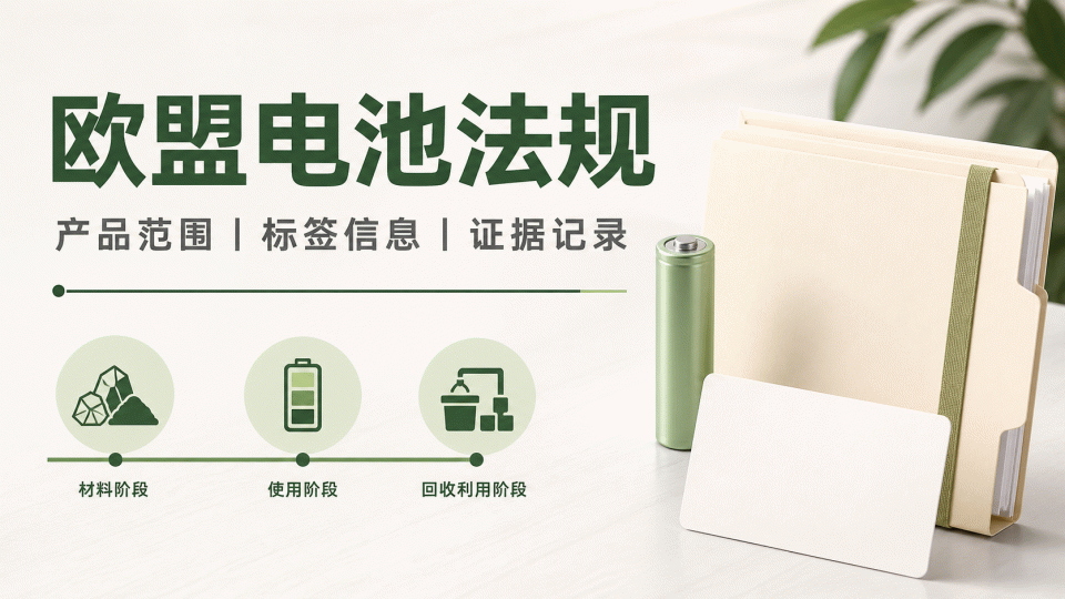 欧盟电池法规资料怎么核对：产品范围、标签与证据记录